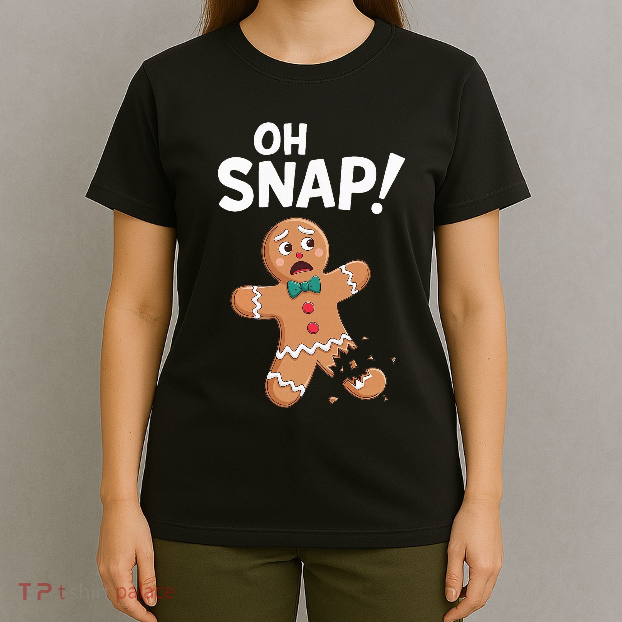 Oh Snap Gingerbread Man Adult Costume T-Shirt