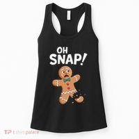 Oh Snap Gingerbread Man Adult Costume Women's Tank Top thumb 0