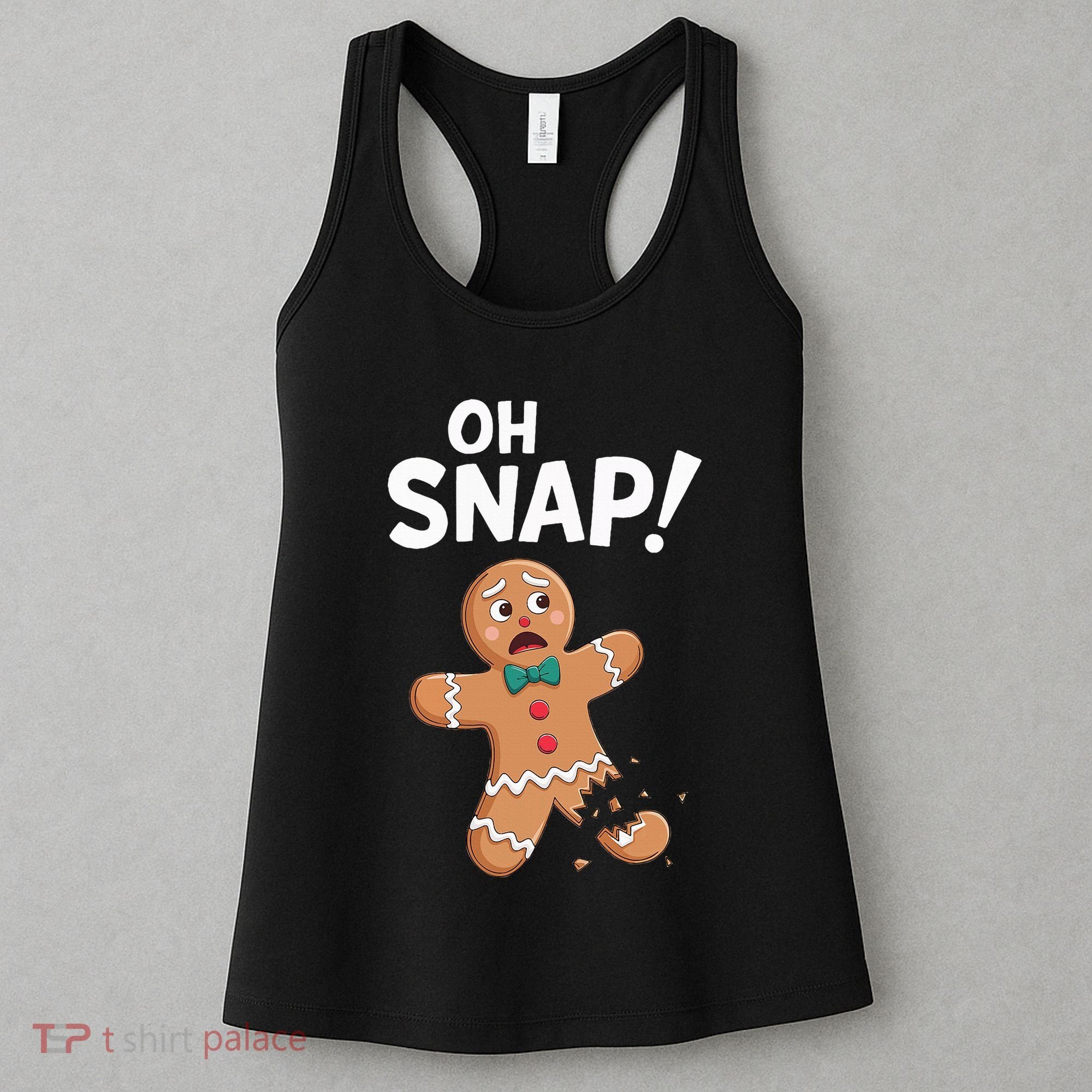 Oh Snap Gingerbread Man Adult Costume Women's Tank Top