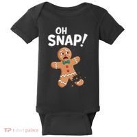 Oh Snap Gingerbread Man Adult Costume Baby Bodysuit thumb 0