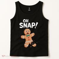 Oh Snap Gingerbread Man Adult Costume Tank Top thumb 2