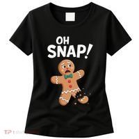 Oh Snap Gingerbread Man Adult Costume Women's T-Shirt thumb 0