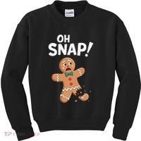Oh Snap Gingerbread Man Adult Costume Kids Sweatshirt thumb 0