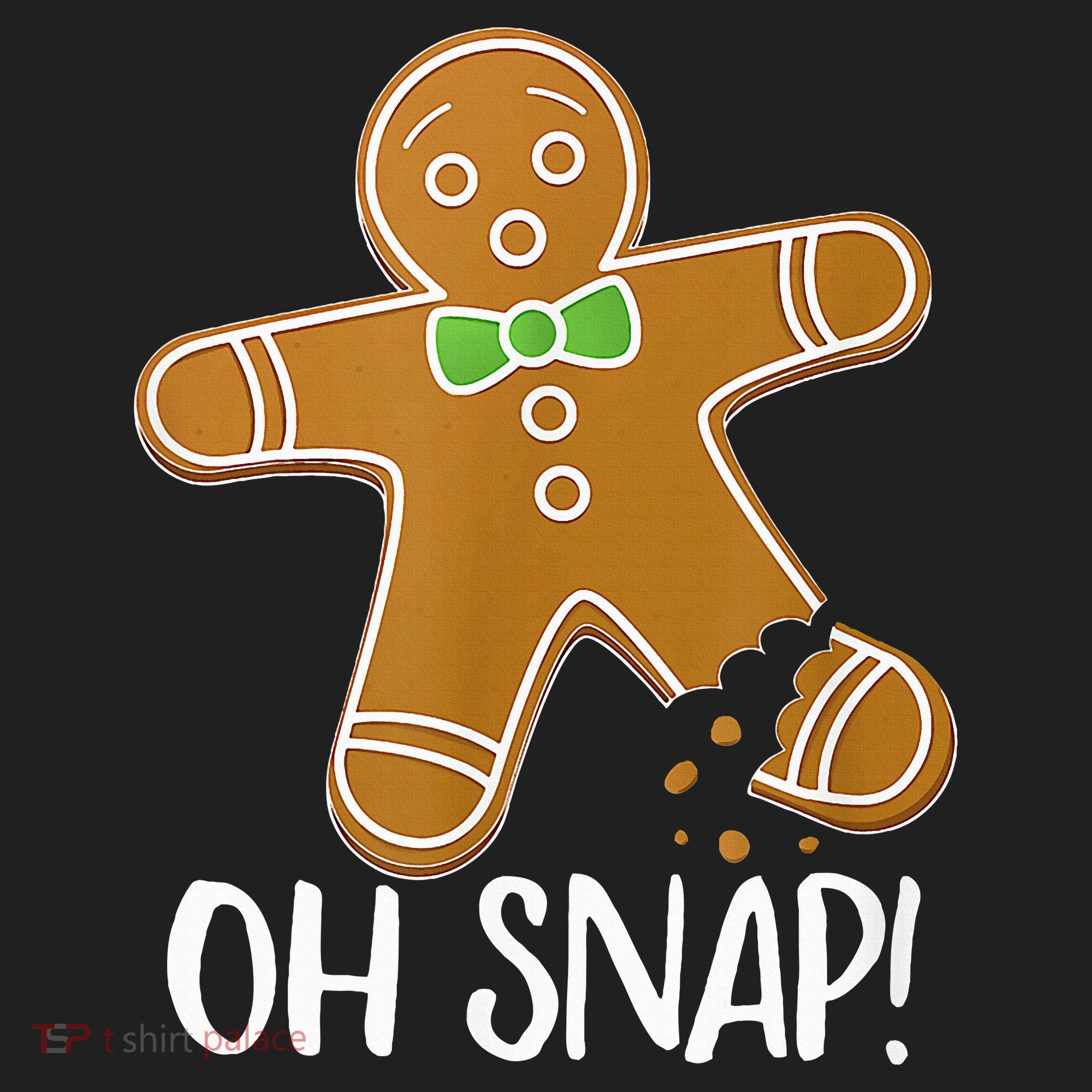 Oh Snap Gingerbread Man Cookie Broken Leg Women's Sweatshirt
