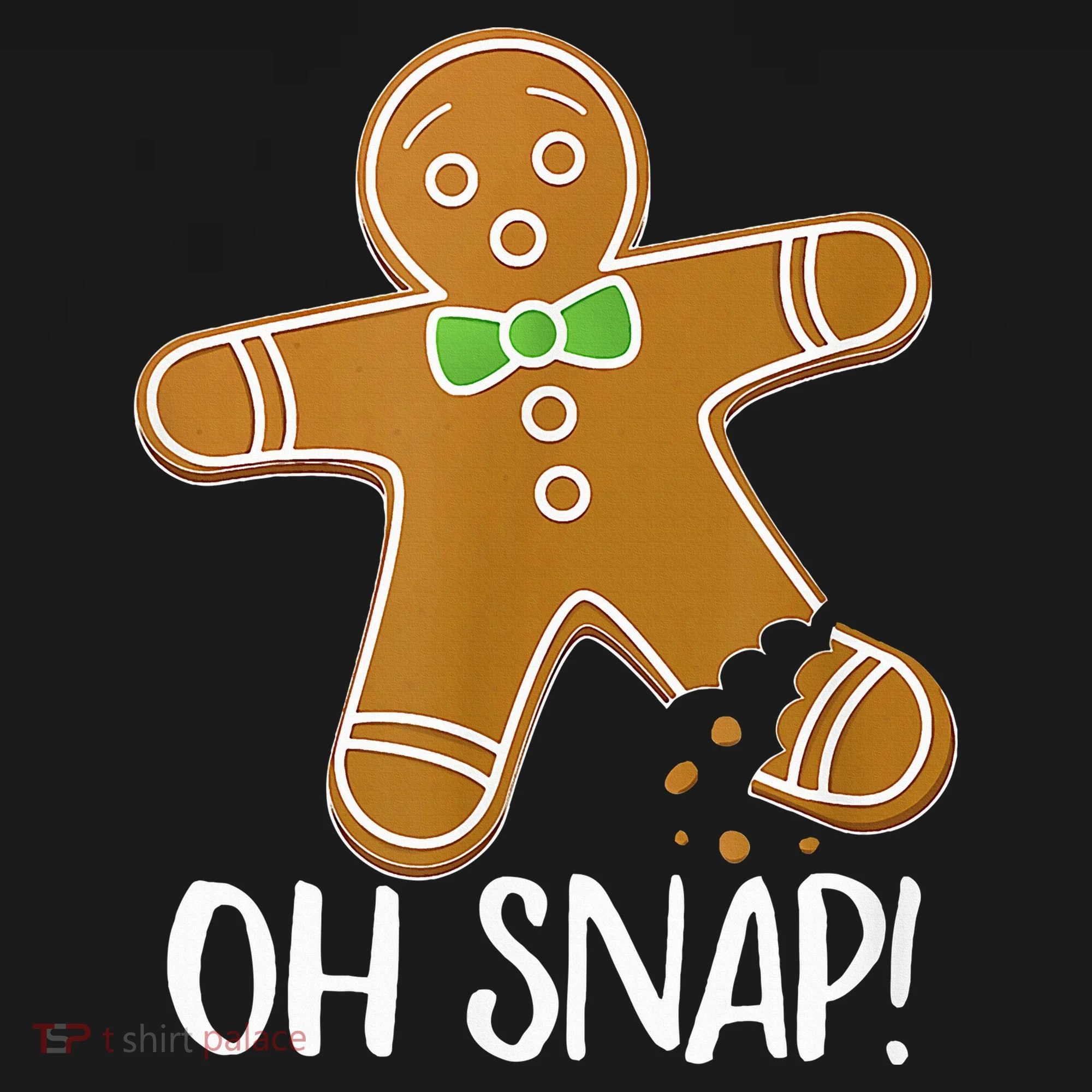 Oh Snap Gingerbread Man Cookie Broken Leg Doggie Tank