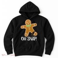 Oh Snap Gingerbread Man Cookie Broken Leg Hoodie thumb 0