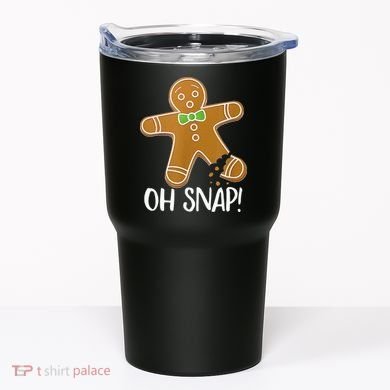 Oh Snap Gingerbread Man Cookie Broken Leg Tumbler