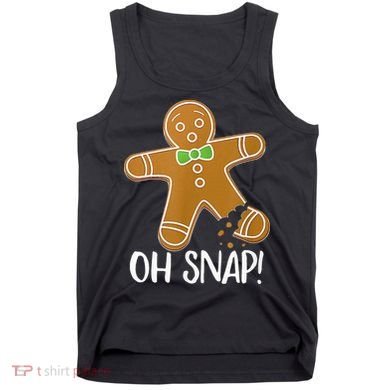 Oh Snap Gingerbread Man Cookie Broken Leg Tank Top