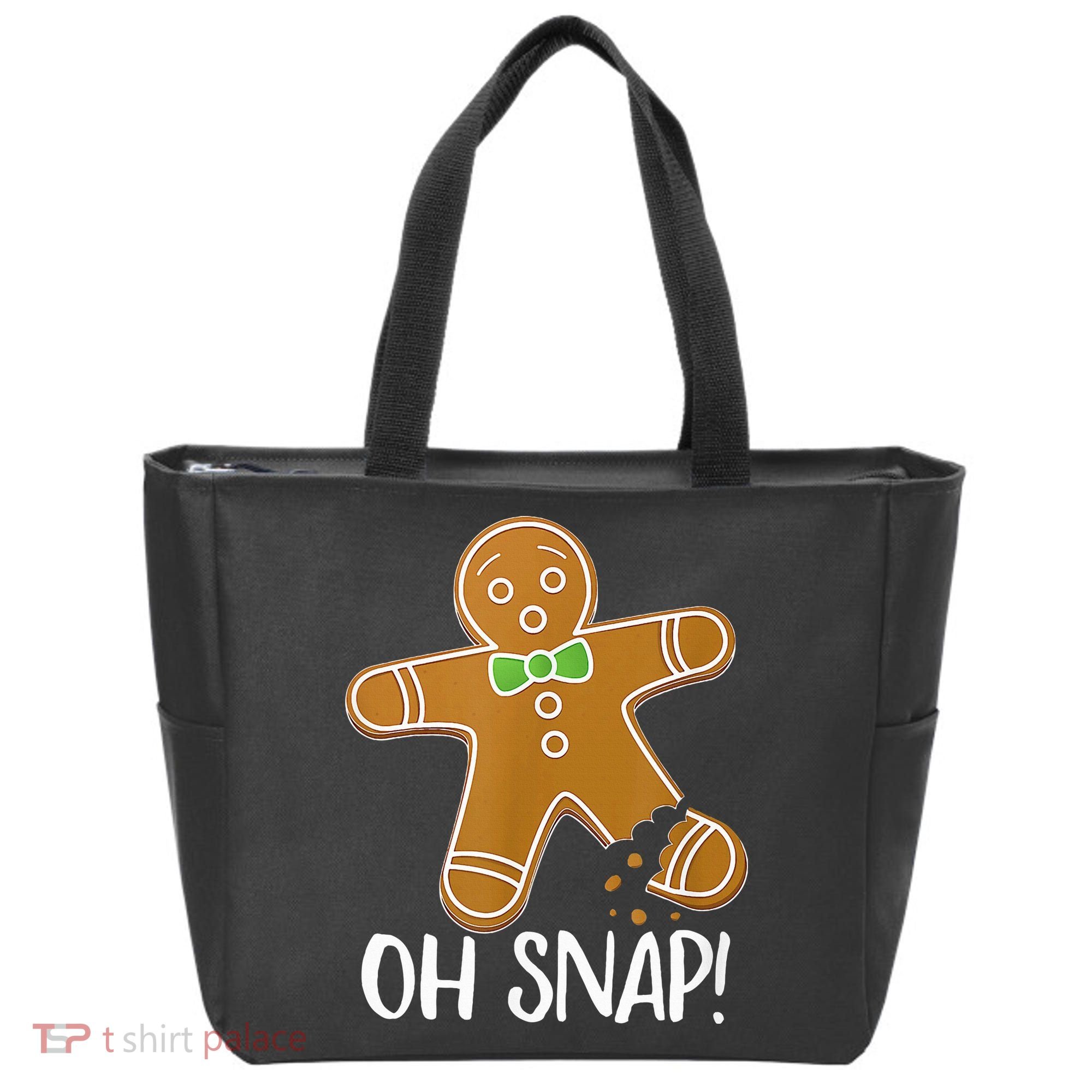 Oh Snap Gingerbread Man Cookie Broken Leg Tote Bag
