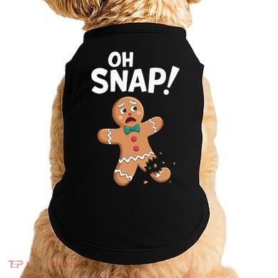 Oh Snap Gingerbread Man Doggie Tank