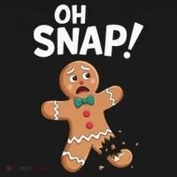 Oh Snap Gingerbread Man Doggie Tank thumb 4