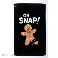 Oh Snap Gingerbread Man Golf Towel thumb 0
