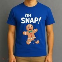 Oh Snap Gingerbread Man T-Shirt thumb 3