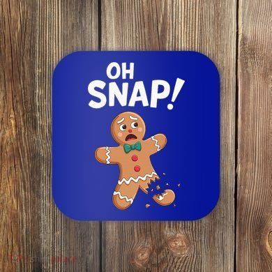 Oh Snap Gingerbread Man Coaster