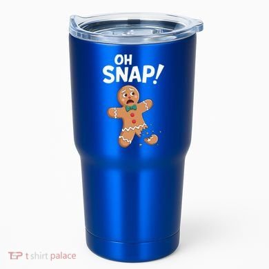 Oh Snap Gingerbread Man Tumbler