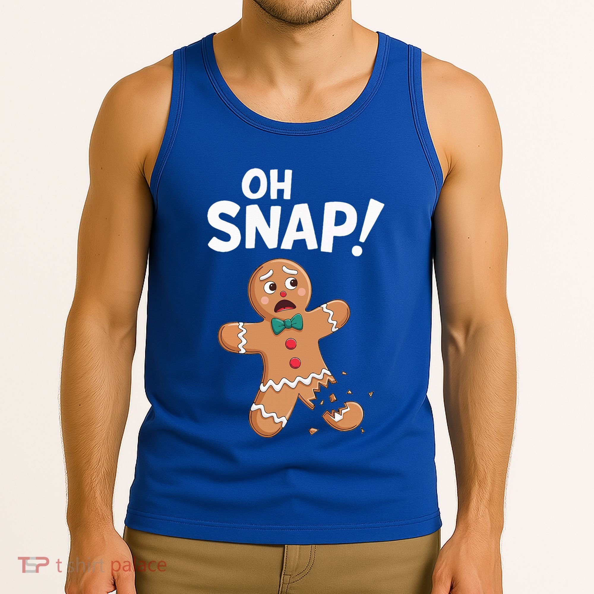 Oh Snap Gingerbread Man Tank Top