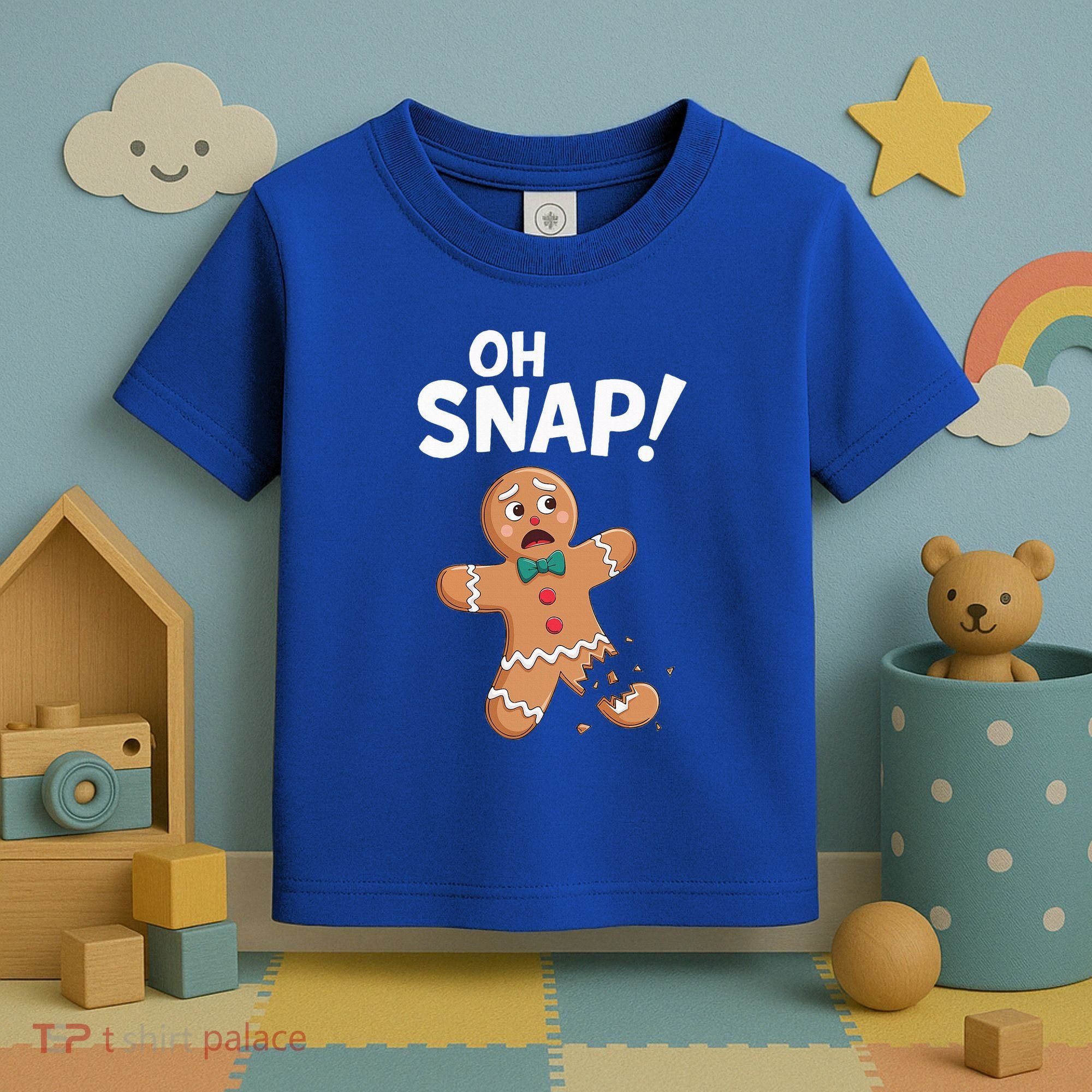 Oh Snap Gingerbread Man Toddler T-Shirt