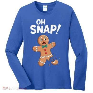 Oh Snap Gingerbread Man Women's Long Sleeve Shirt