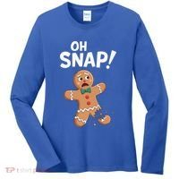 Oh Snap Gingerbread Man Women's Long Sleeve Shirt thumb 0