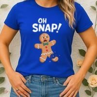 Oh Snap Gingerbread Man Women's T-Shirt thumb 2