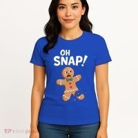 Oh Snap Gingerbread Man Women's T-Shirt thumb 4