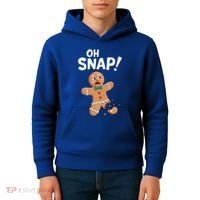 Oh Snap Gingerbread Man Kids Hoodie thumb 4