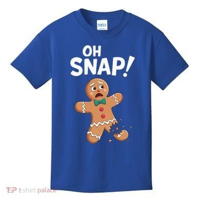 Oh Snap Gingerbread Man Kids T-Shirt