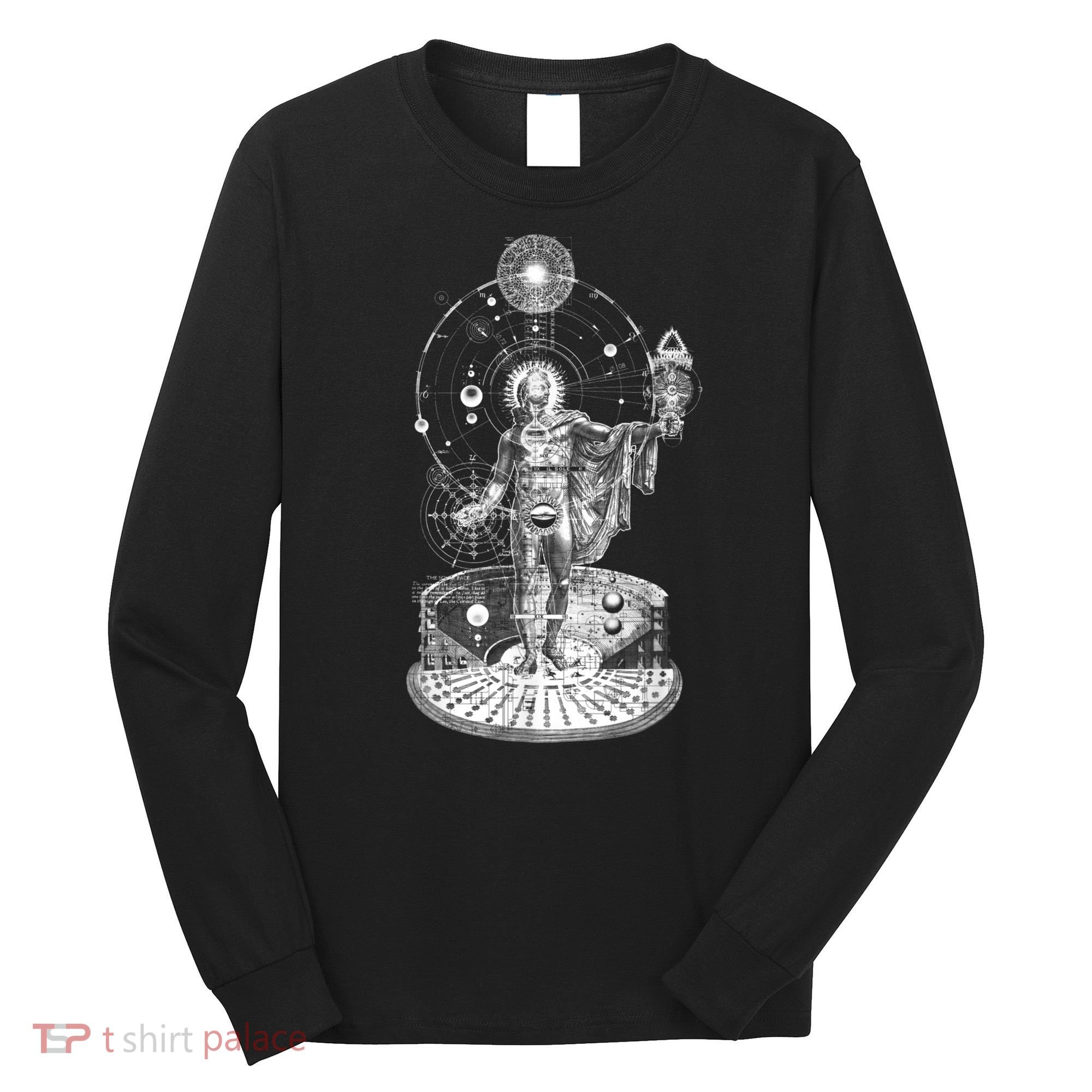 Occult Sacred Geometry Long Sleeve Shirt