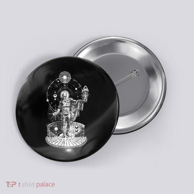 Occult Sacred Geometry Button