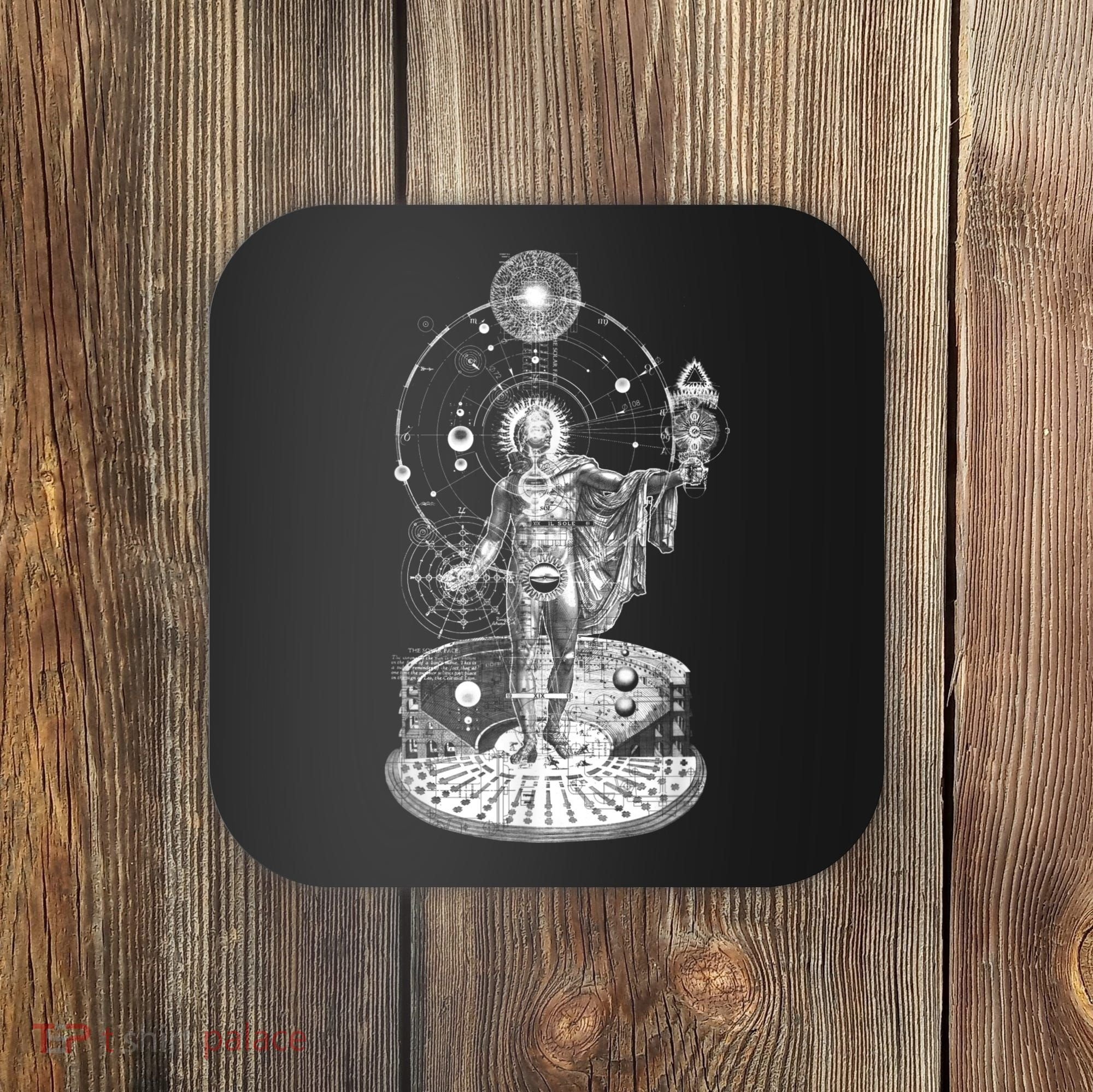 Occult Sacred Geometry Coaster