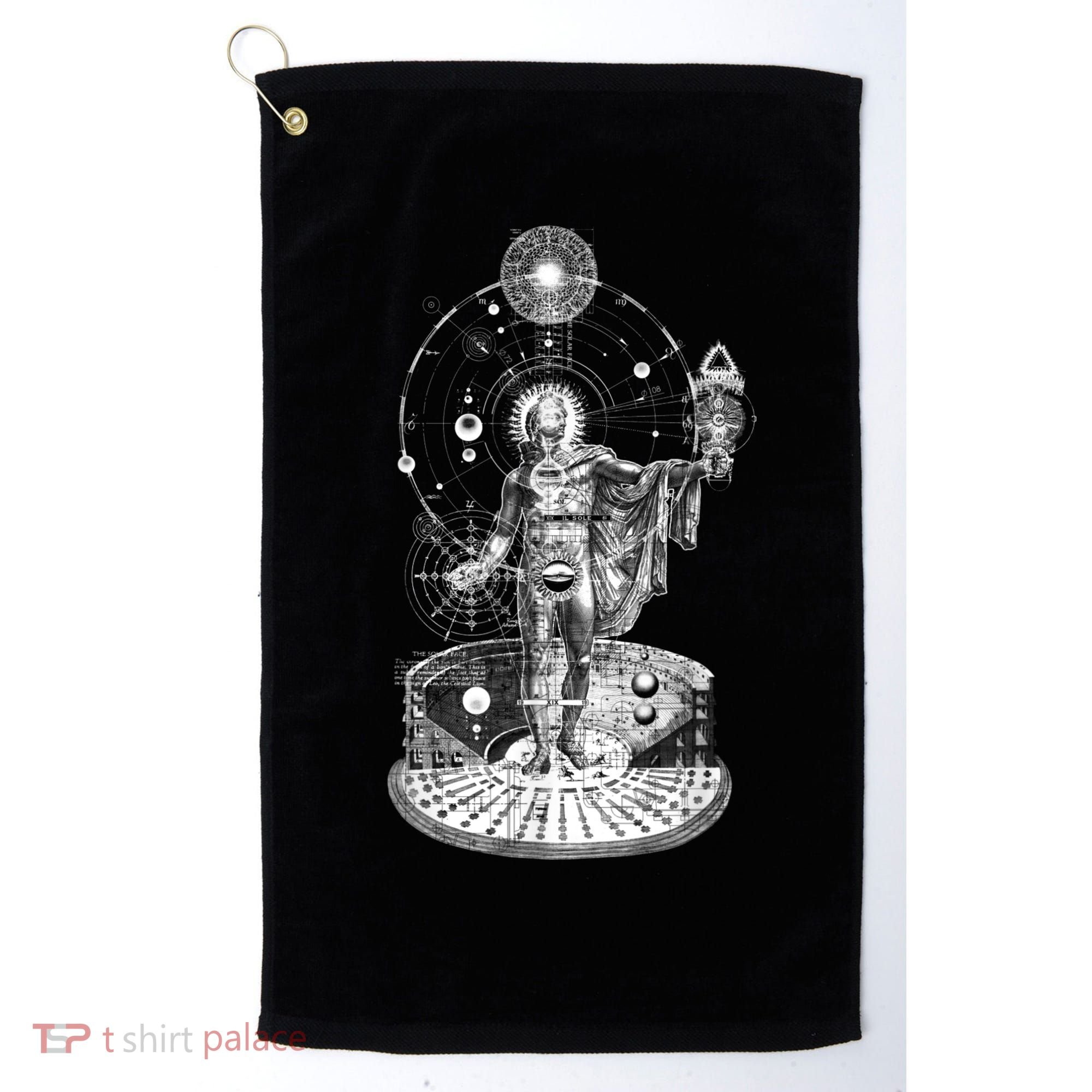 Occult Sacred Geometry Golf Towel