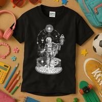 Occult Sacred Geometry Kids T-Shirt thumb 3