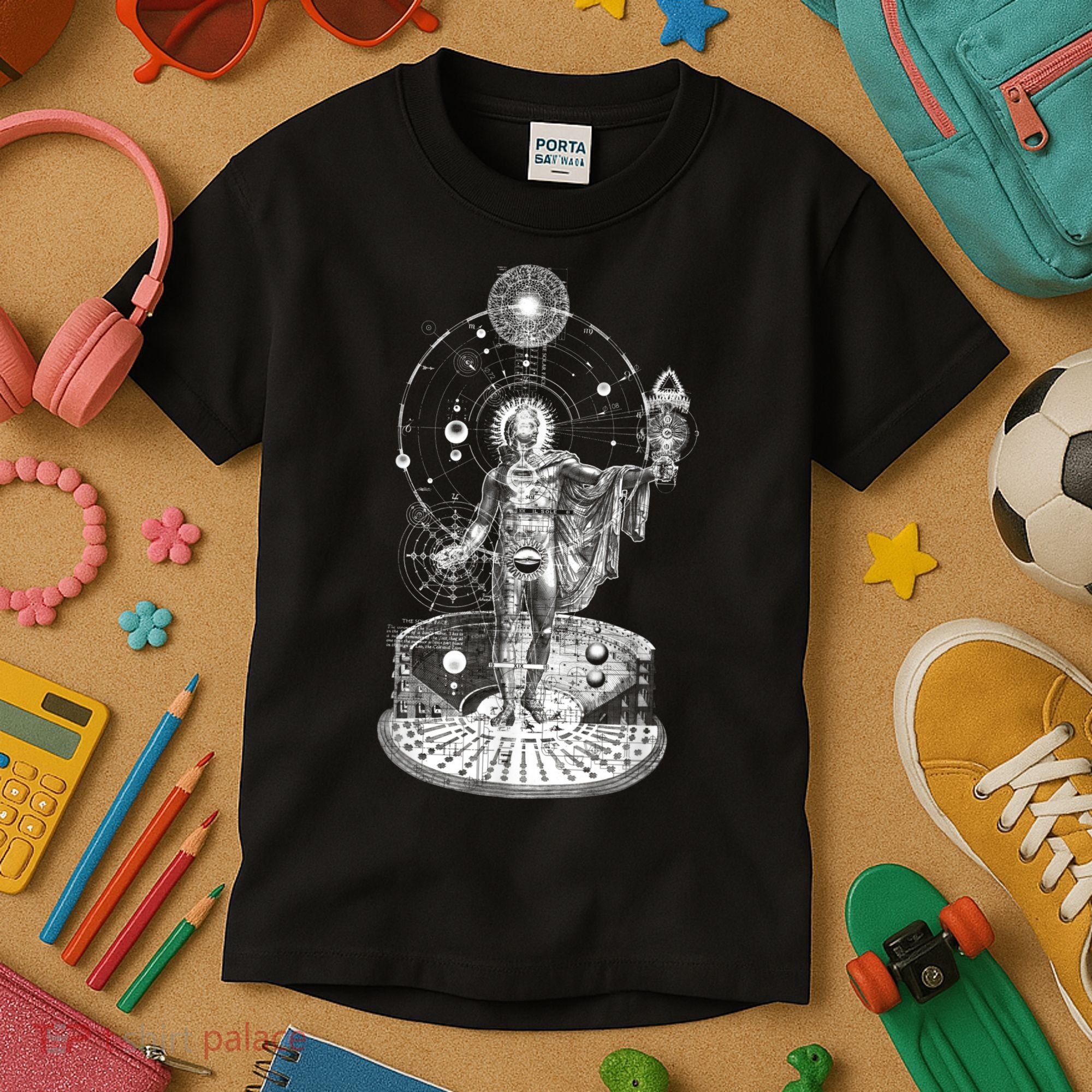 Occult Sacred Geometry Kids T-Shirt