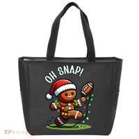 Oh Snap Gingerbreadman Christmas Football  Tote Bag thumb 0