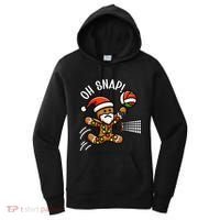 Oh Snap Gingerbreadman Christmas Volleyball Women's Hoodie thumb 0