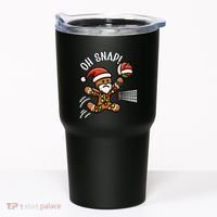 Oh Snap Gingerbreadman Christmas Volleyball Tumbler thumb 0