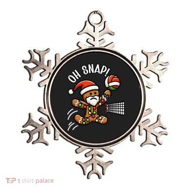 Oh Snap Gingerbreadman Christmas Volleyball Ornament