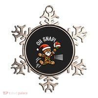 Oh Snap Gingerbreadman Christmas Volleyball Ornament thumb 0