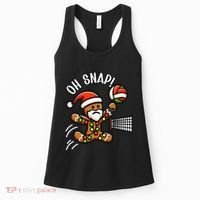 Oh Snap Gingerbreadman Christmas Volleyball Women's Tank Top thumb 0