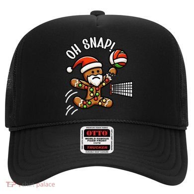 Oh Snap Gingerbreadman Christmas Volleyball Hat