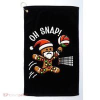 Oh Snap Gingerbreadman Christmas Volleyball Golf Towel thumb 0