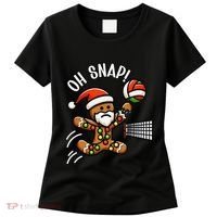 Oh Snap Gingerbreadman Christmas Volleyball Women's T-Shirt thumb 0