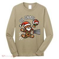 Oh Snap Gingerbreadman Christmas Volleyball Long Sleeve Shirt thumb 0