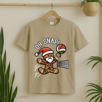 Oh Snap Gingerbreadman Christmas Volleyball T-Shirt thumb 2