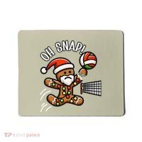 Oh Snap Gingerbreadman Christmas Volleyball Mousepad thumb 0