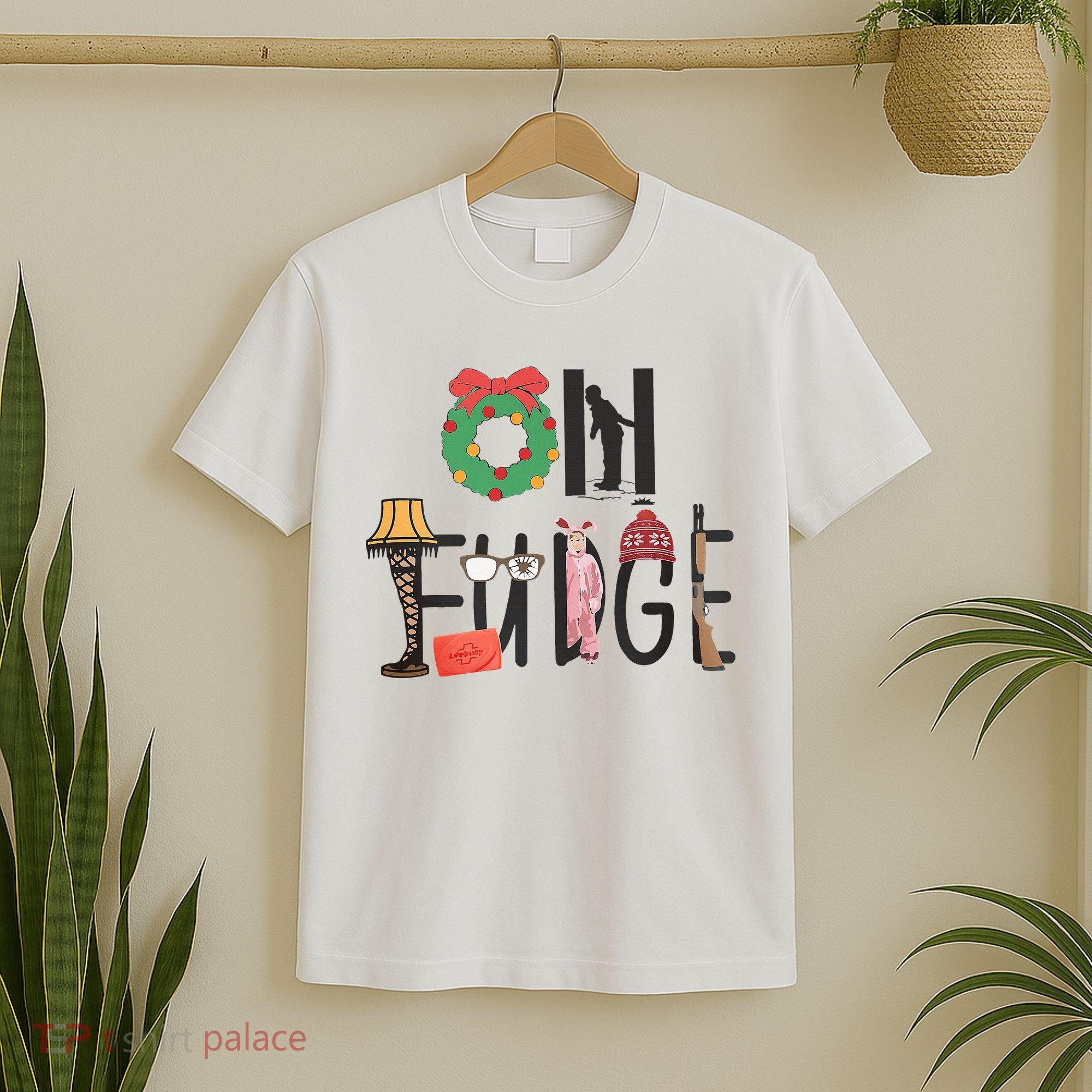 Oh Santa Hat Funny Christmas Story Family Christmas  T-Shirt