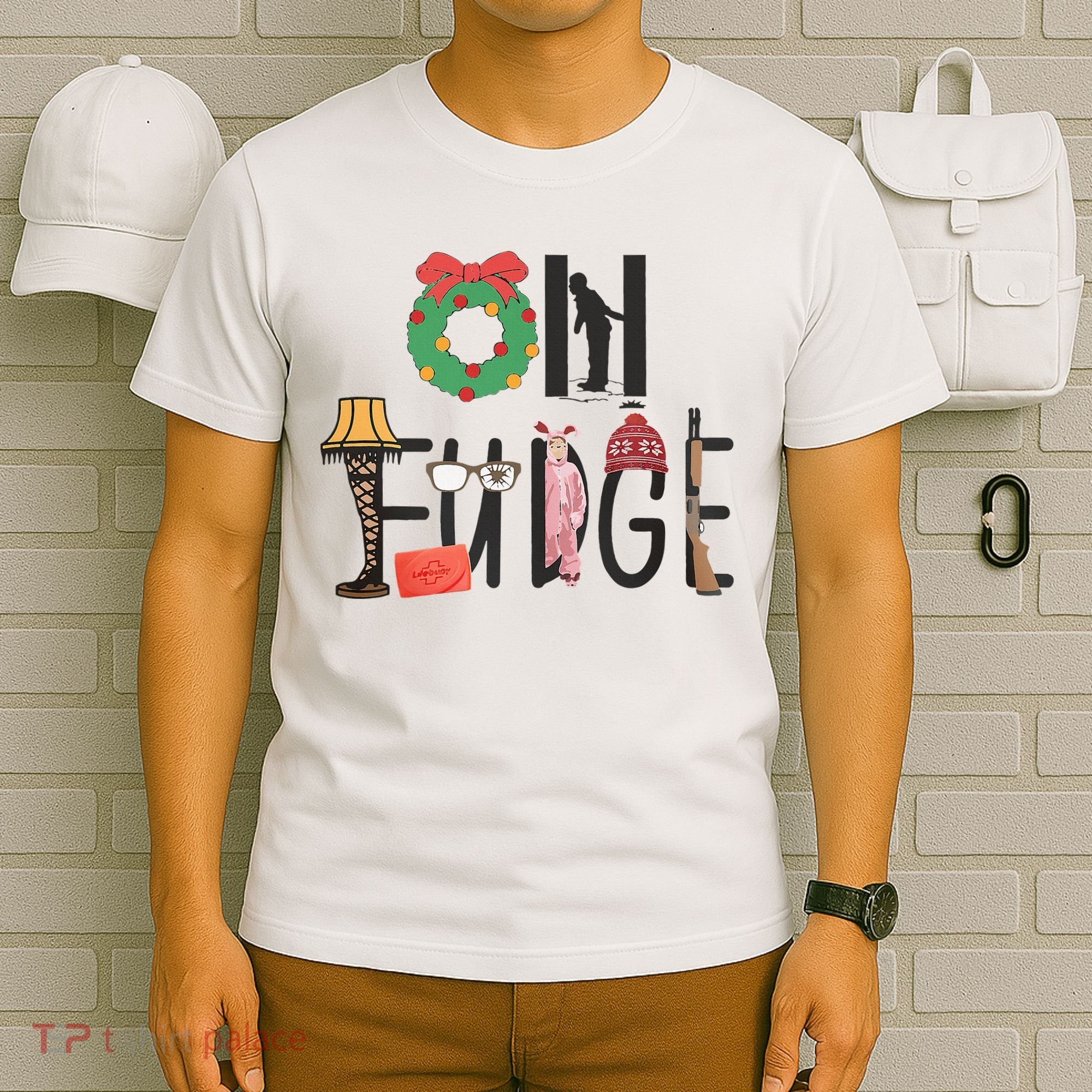 Oh Santa Hat Funny Christmas Story Family Christmas  T-Shirt