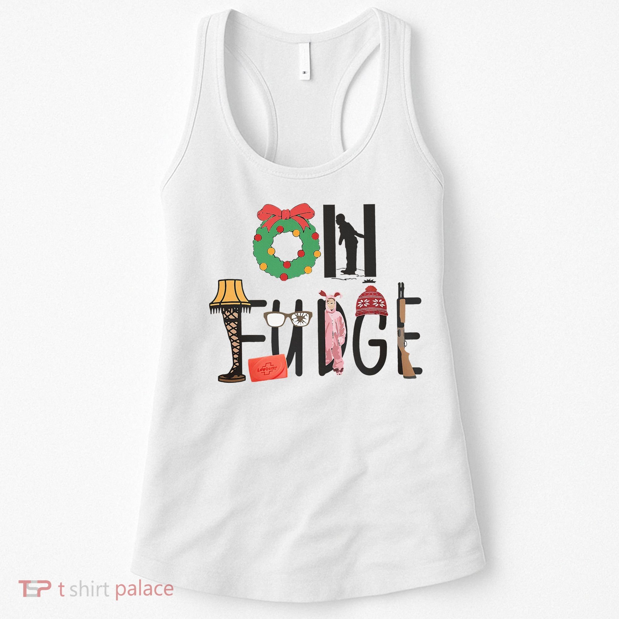 Oh Santa Hat Funny Christmas Story Family Christmas  Women's Tank Top