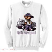 Old School Hip Hop Teddy Bear Lowrider Chicano Culture Cute Sweatshirt thumb 0