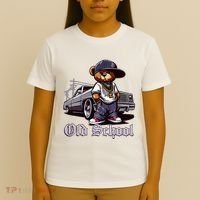 Old School Hip Hop Teddy Bear Lowrider Chicano Culture Cute T-Shirt thumb 4